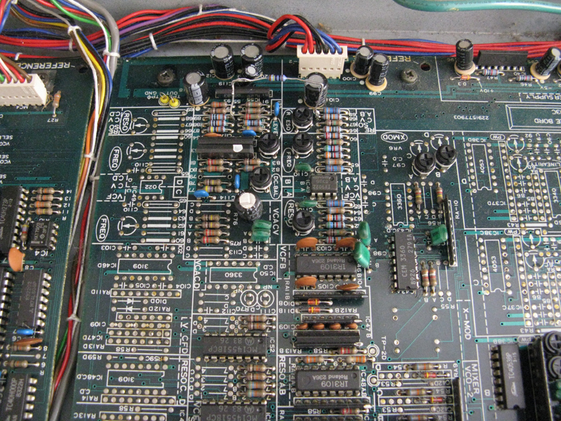 Jupiter 6 Resonance modification pcb